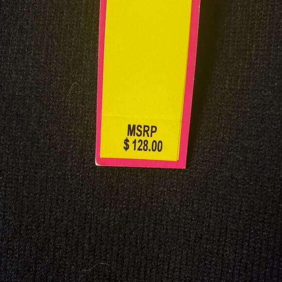 Catherine Malandrino Sz M Black Knit Sleeveless Knee Length Dress New $128 - Picture 4 of 11